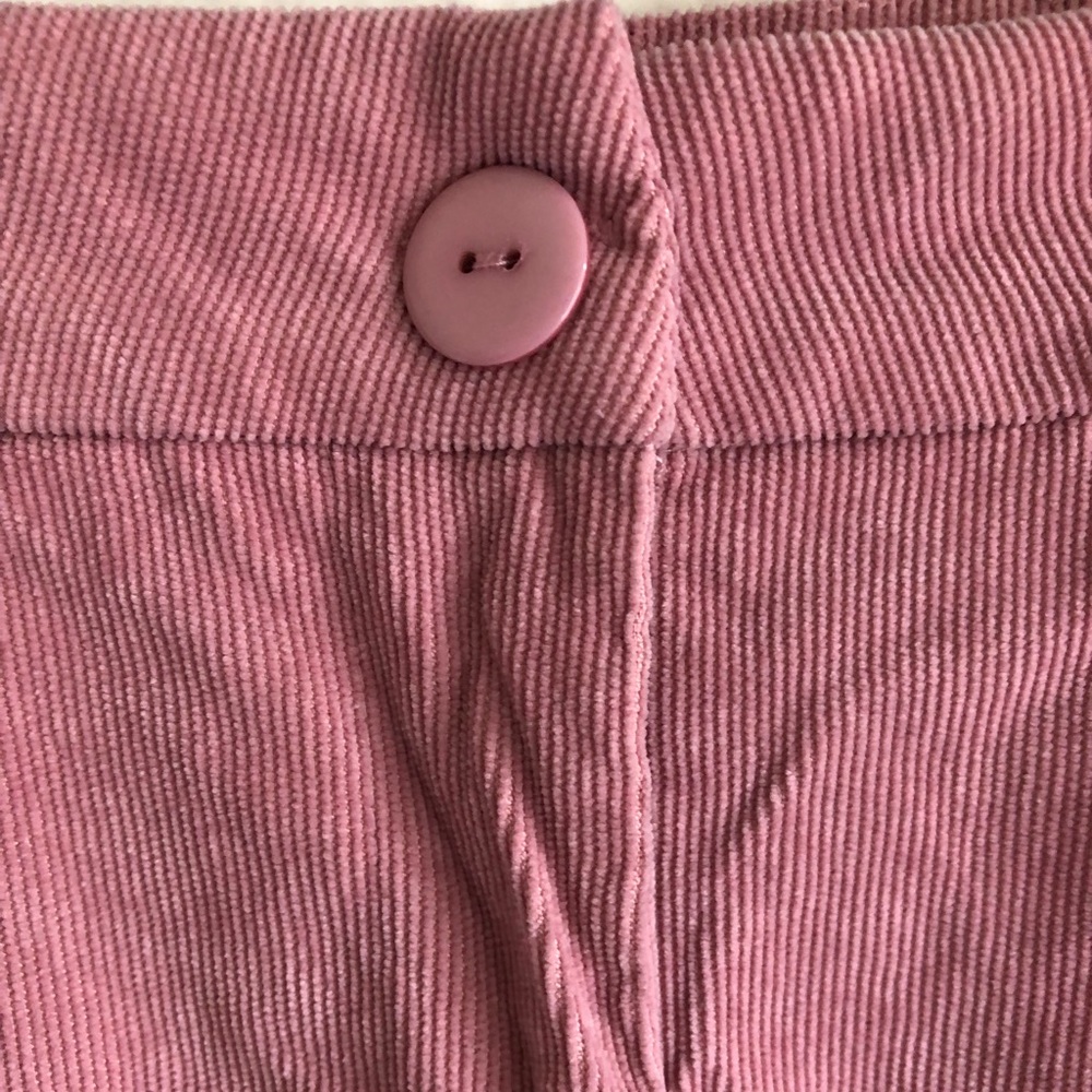 Pink ribbed pants - Picture 2 of 2